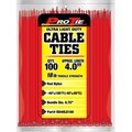 Kdar 4 in Ultra Light Duty Cable Ties Yellow 100PK YL4ULD100